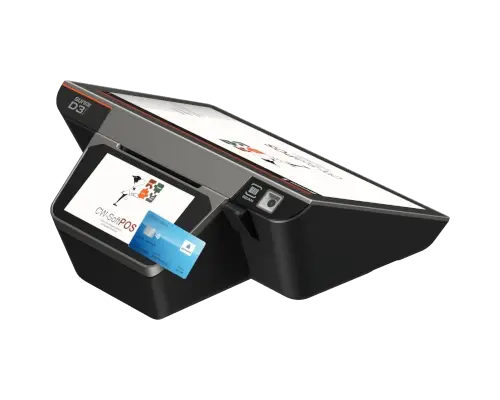 Kompakte Kasse 10" Touch, Kundenmonitor, NFC, Drucker